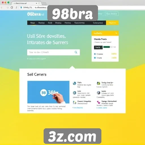 Interface e usabilidade do site 98bra em foco