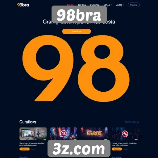Inovações recentes no design do site 98bra